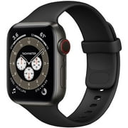 Clover HD Resolution Black Smart Watch with Call Receive and Message Notifications