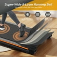 thumbnail image 5 of Coolhut Walking Pad with Incline and Handle, 4 in 1 Compact Under Desk Treadmill for Walking Jogging, Portable Foldable Treadmill, Modern Fitness Equipment, Stable Workout Running Machine, 5 of 7