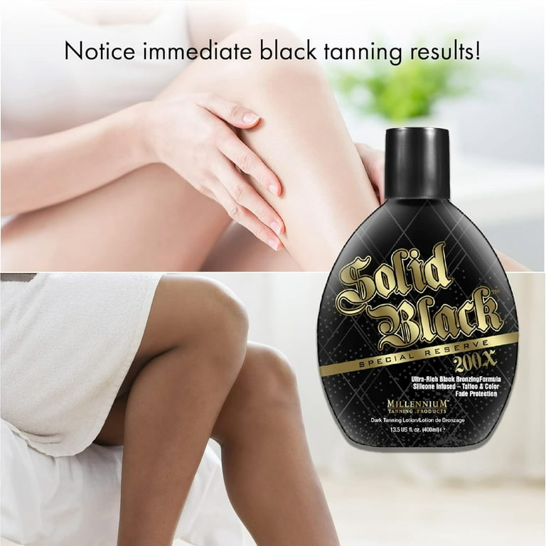 Millennium Solid Black Special Reserve 200X Tanning Lotion
