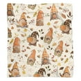 thumbnail image 5 of Cozy Fall Flannel Throw Blanket with Autumn Leaves Plaid, 50x60 Inch Soft Plush Blanket for Couch - Warm Thanksgiving Decor for Sofa, Bed and Crisp Evenings, 5 of 5