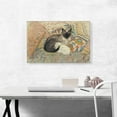 thumbnail image 2 of ARTCANVAS Cat and Her Kitten 1920 Canvas Art Print by Theophile Steinlen - Size: 26" x 18" (1.50" Deep), 2 of 9
