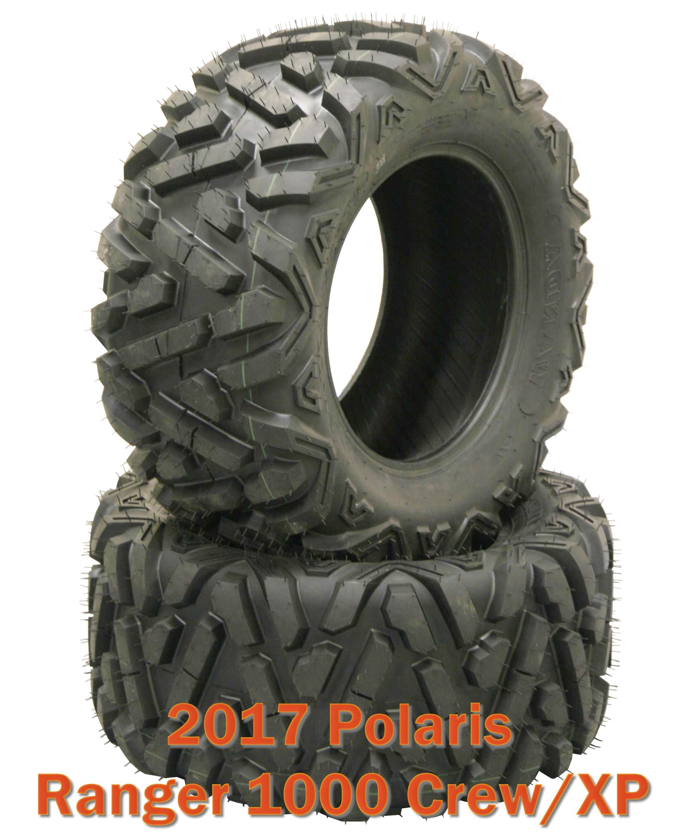 2 26x11R12 Radial ATV Rear Tire Set for 2017 Polaris Ranger 1000 Crew/XP 