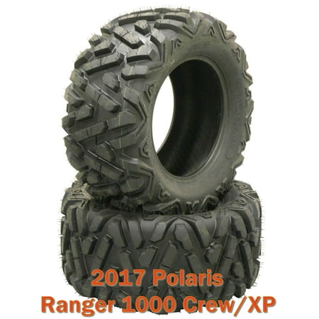 (2) 26x11R12 Radial ATV Rear Tire Set for 2017 Polaris Ranger 1000