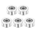 thumbnail image 1 of 5 Pcs Polea Idler 2GT Sin Dientes 4mm Bore para Correa de 6mm de Ancho Plata, 1 of 6