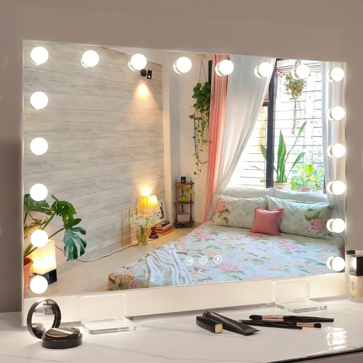 Fenchilin Large Hollywood Vanity Mirror with Lights Nepal Ubuy