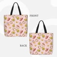 thumbnail image 2 of Balery Breakfast Bolsa de Mano para Mujeres con Cremallera, Bolsa de Gimnasio con Compartimentos, Bolsa para Laptop, Bolsa para Trabajo, 2 of 7