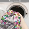 thumbnail image 6 of Floral Dog Crate Cover, Continuous Exotic Nature Pattern with Tropical Flowers Bushes and Leaves, Easy to Use Pet Kennel Cover Small Dogs Puppies Kittens, 7 Sizes, Multicolor, by Ambesonne, 6 of 6