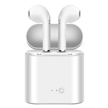 Universal Wireless Bluetooth 4.2 EarBud Headset w/ Charging Case - True Wireless Stereo - iPhone & Android