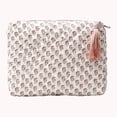 thumbnail image 5 of Women Floral Dustproof Makeup Bags with Zipper Cosmetics Toiletry Organizer Large Capacity Portable Storage Case for Work Daily Holiday Gifts (Style 5), 5 of 7