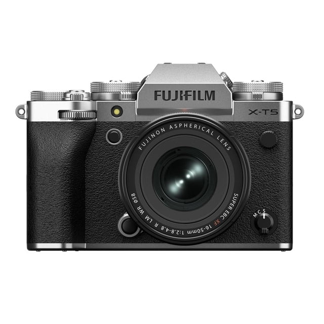 Fujifilm X-T5 Appareil Photo Numérique Sans Miroir XF16-50mmF2.8-4.8 R LM WR Trousse d'Objectif - Argent avec Objectif XF16-50mm