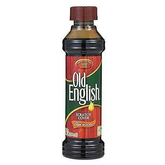 Old English No Scent Scratch Cover Polish Dark Wood 8 oz. Liquid