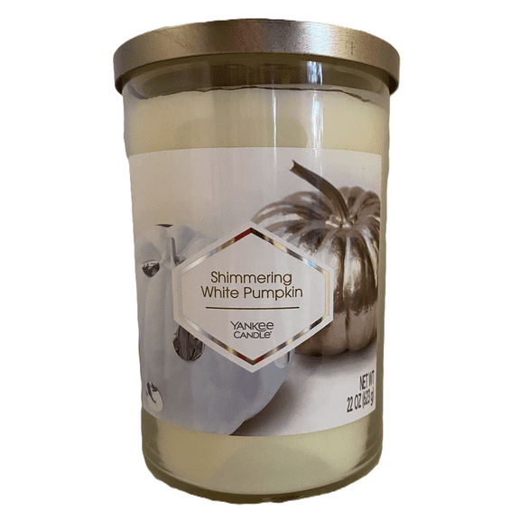 Yankee Candle Shimmering White Pumpkin Large 2-Wick Tumbler Candle