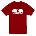 thumbnail image 1 of Funcle Glasses Fun Uncle Graphic Men's Cardinal Red T-shirt, 1 of 1