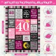 thumbnail image 5 of 30th Birthday Gifts for Women Birthday Decorations for 30 Year Old Women, Gifts for Women Birthday Unique, Birthday Presents for Her Mum Wife Sister Friend, Soft Throw Blanket 60"X50", 5 of 6
