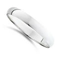 thumbnail image 4 of Pompeii High Polished Dome Wedding Band 14K White Gold (,), 4 of 6