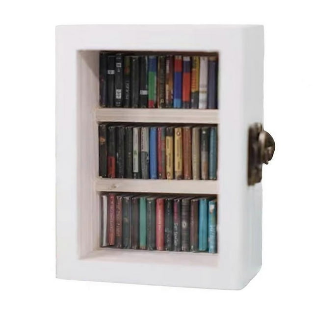 Anti-Anxiety Bookshelf with 60 Books Miniature Book Match Boxes