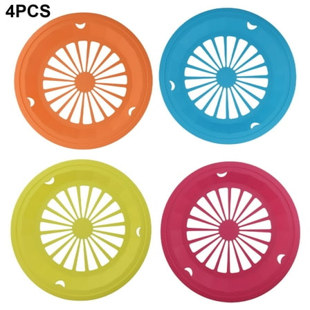 Sedmoon Paper Plate Holders Sturdy Plastic Holders for Outdoor Events (4 Pack)