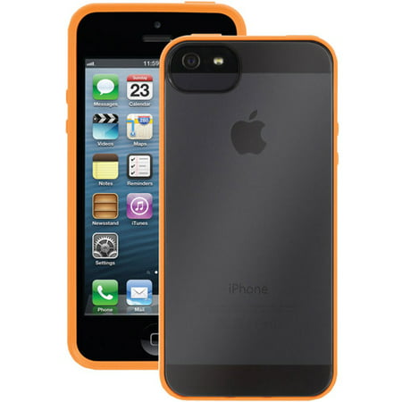 Griffin Reveal Ultra Thin Hard Shell Case for Apple iPhone 5 - Orange/Clear