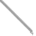 thumbnail image 1 of Diamond2Deal 925 Bracelet en Argent Sterling Rhodié 135 Pierre CZ 7 Pouces pour Femmes, 1 of 6