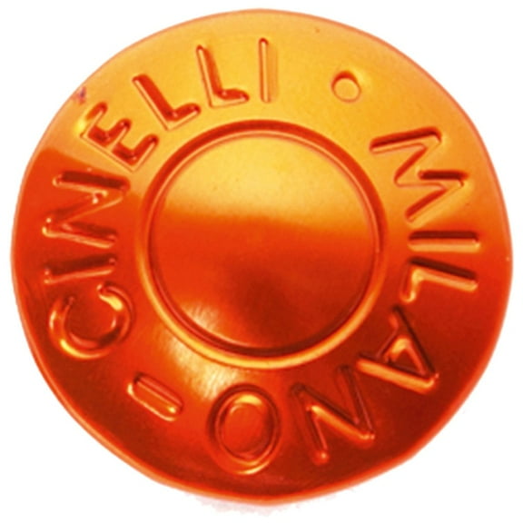Cinelli Milano Anodized Handlebar Plugs - Orange