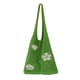 thumbnail image 4 of Bolsa de mano tejido con flores huecas de malla Retro de hombro portátil de ganchillo para mujer JShteea Para Estrenar, 4 of 7