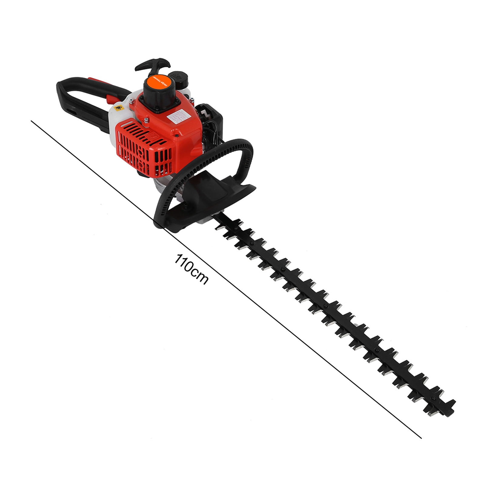 Wharick 24 Inch Gas Hedge Trimmer, 26cc High Efficiency Double Side Blade Trimmer, Complete Accessories for Home Garden