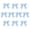 Blue, variant on Hyknon 10Pcs Satin Bow Decorations, 4.9"×5.9" Glossy Satin Long Tail Hair Bow, Double Loop Ribbon Bow Accessories, Selfs-Adhesive with Adhesive Dots Bow Ornament for Wedding Party Gift DIY, Gray