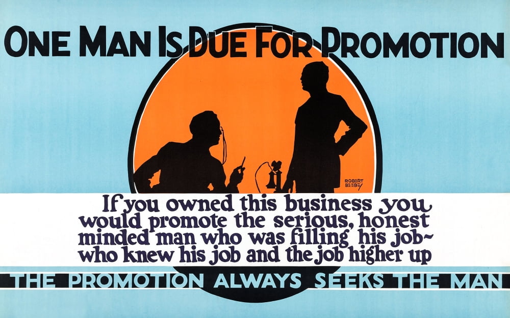 Mather /& Company Chicago printers who capitalized on the 1920s-era fascination with enhancing efficiency in the workplace produced this colorful motivational art to be hung in factories and offices Po
