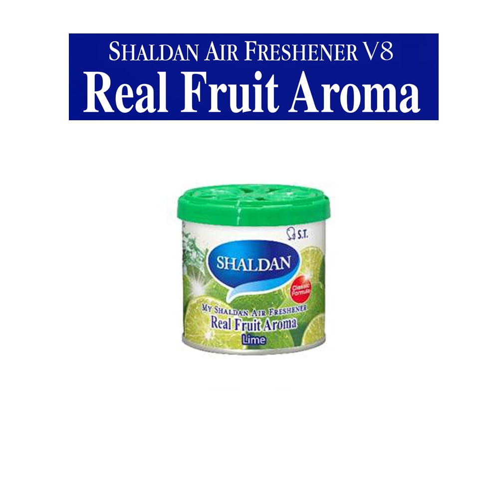 YirehStore My Shaldan Lime Scent 6-cans, Original Classic Formula, Car Cup-holder Natural air freshener, Real Fruit Aroma