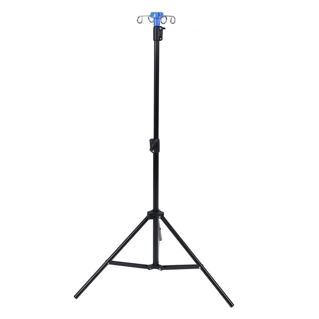 IV Stand, Portable IV Pole Collapsible Adjustable Height for Hospital