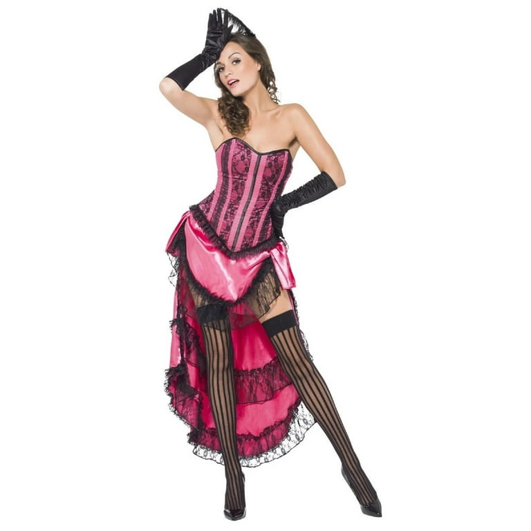 Can Can Diva Costume Pink Adult Can Can Diva Costume Pink Adult