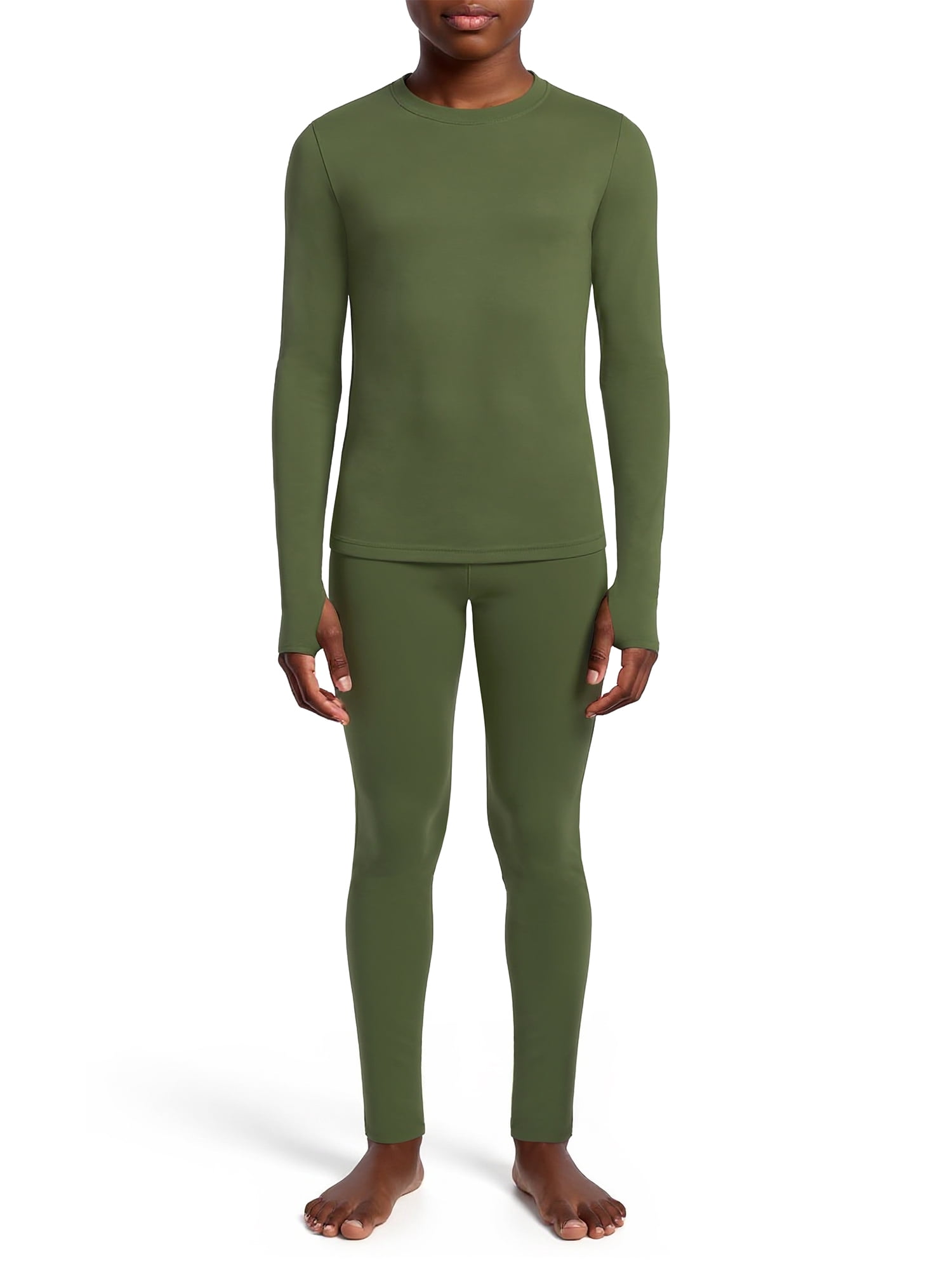Athletic Works Kids Fleece Thermal Set, Sizes XS-XXL