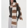 thumbnail image 7 of Kukuzhu Fuzzy Scarf Accessories Striped Scarf Winter Scarf Sweater Scarf Sweater Scarf Aesthetic Accessories, 7 of 7