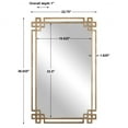 thumbnail image 5 of Uttermost Devoll Antique Gold Mirror, 5 of 6