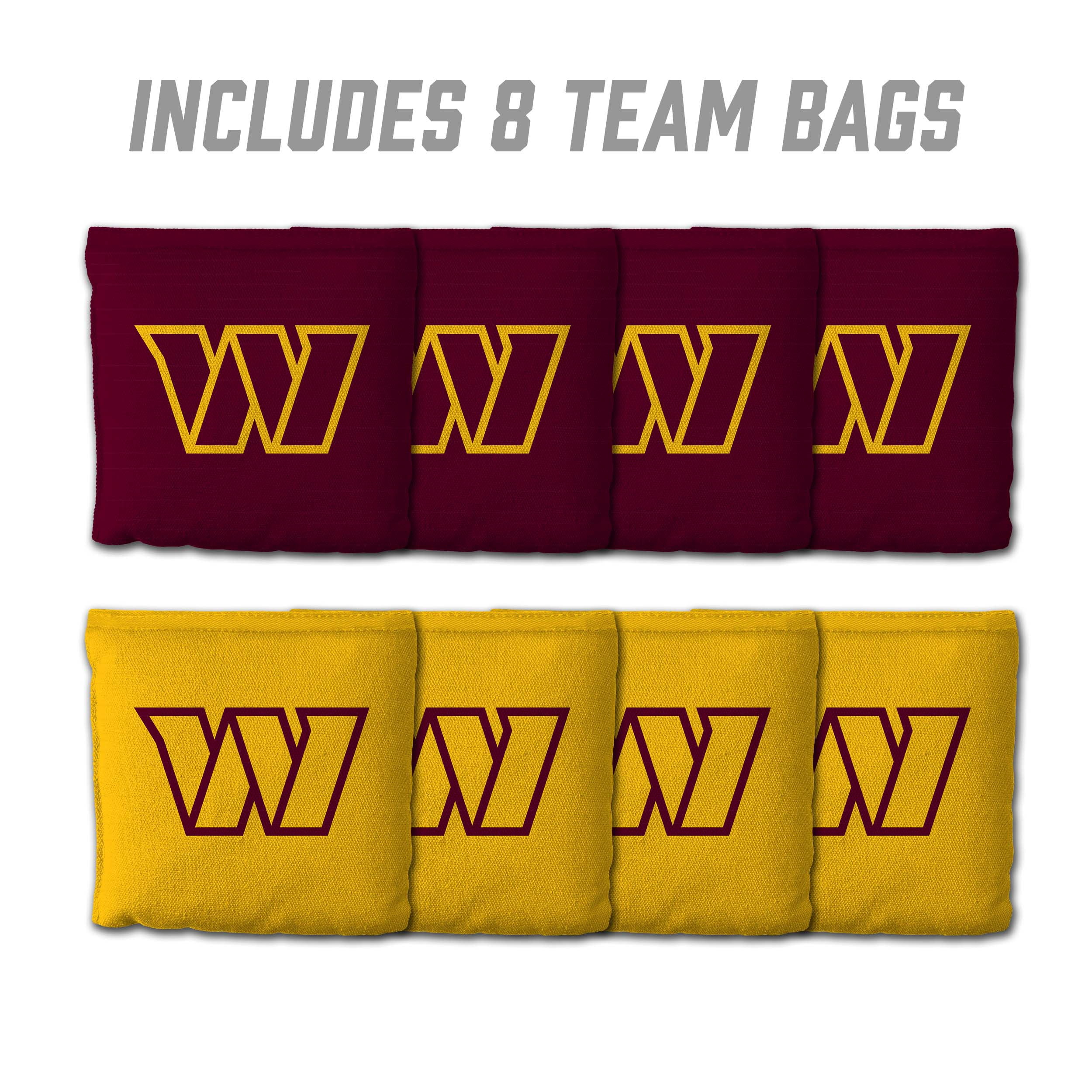 Washington Commanders 8pk Licensed Cornhole Bags