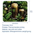 thumbnail image 5 of Saint Patrick's Day Gaming Mouse Pad Desk Mat Desk Pad, Non-Slip Rubber Bottom, Printed, Square 8.3x9.8 Inch - Suitable for Office and Gaming, 5 of 6