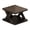 2 Tier, variant on 2 Tier Small Side Table, X Shaped End Table for Small Spaces, Bedside Display Shelf