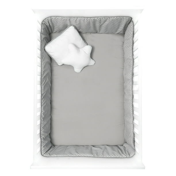 Set de edredón ultrasoft Cuna BABY INC Gris 4 Piezas
