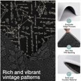 thumbnail image 3 of Math Equations Geometry Black Pattern Kitchen Rugs Sets Of 3,Kitchen Runner Rugs Non Skid Washable,Decorative Kitchen Floor Mats for Kitchen,Sink,Laundry,17"x30"+ 17"x47" + 17"x59", 3 of 6