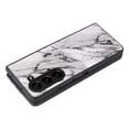 thumbnail image 3 of for Samsung Galaxy Z Fold 5 5G Case, Galaxy Z Fold 5 Leather Case, PU Leather + Hard PC Shell Ultra Thin Slim Durable Protective Phone Case Cover for Samsung Galaxy Z Flip5 5G 2023,Cross-hatch Pattern, 3 of 9