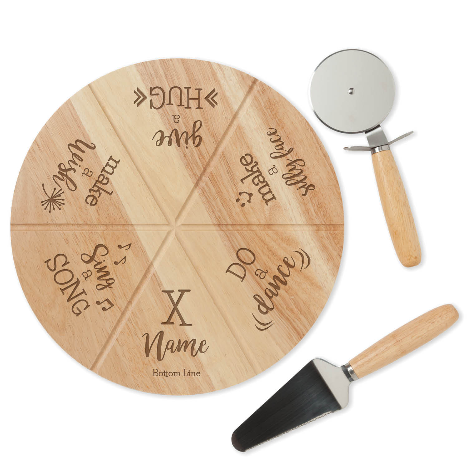 Personalized Family Pizza Board