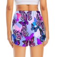 thumbnail image 2 of Rocae Flying Butterflies for Women's Athletic Shorts Quick Dry Workout Hiking Shorts With Pockets for Running, Yoga, Gym, Sports X-Large, 2 of 9