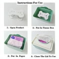 thumbnail image 5 of EMOWRASUL Tissue Box Spring Support-Spring Loaded Lifting Spring Tissue Holder, 2 Pieces Tissue Dispenser with Spring for Office Home Kitchen Toilet, Car Driving Safety Accessories, 5 of 8