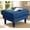 Blue, variant on Welzona 24" Ottoman Bench, Comfy Velvet Footstool Ottomans for Sofa, Beige