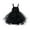 Black, variant on QUOTAY 0-18M Baby Bodysuit Tutu Dress Baby Girl Romper Toddler Solid Color Skirt Holidays Outfits Black,0-3 Months
