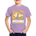 thumbnail image 5 of LRen Boys Short Sleeve Shirts Kids Summer Crewneck T-Shirts Casual Graphic Print Basic Tops Tees, 5 of 5