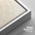 thumbnail image 4 of IDEA4WALL Framed Canvas Print Wall Art Set of 3 Mid-Century Geometric Sun Desert Plants Abstract Nature Illustrations Modern Art Nordic Zen Decorative for Home Decor - White 24"x36"x3, 4 of 5