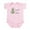 Petal Pink, variant on CafePress - Daddys Lil Caddy Infant Bodysuit - Baby Light Bodysuit, Size Newborn - 24 Months