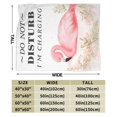 thumbnail image 5 of Flamingo Throw Blanket for Adult Kids, Flamingo Lovers Gifts Blanket Cute Animal Home Room Decor, Flannel Soft Blanket for Bed Couch 60x50, 5 of 6