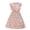 Pink, variant on Pounoo New Dresses For Girls (8-13 Y) Fashion Girl Summer Floral Sleeveless Round Neck Short Sleeve Pleated Skirt Princess Skirt Kids Dresses Girls 4-16